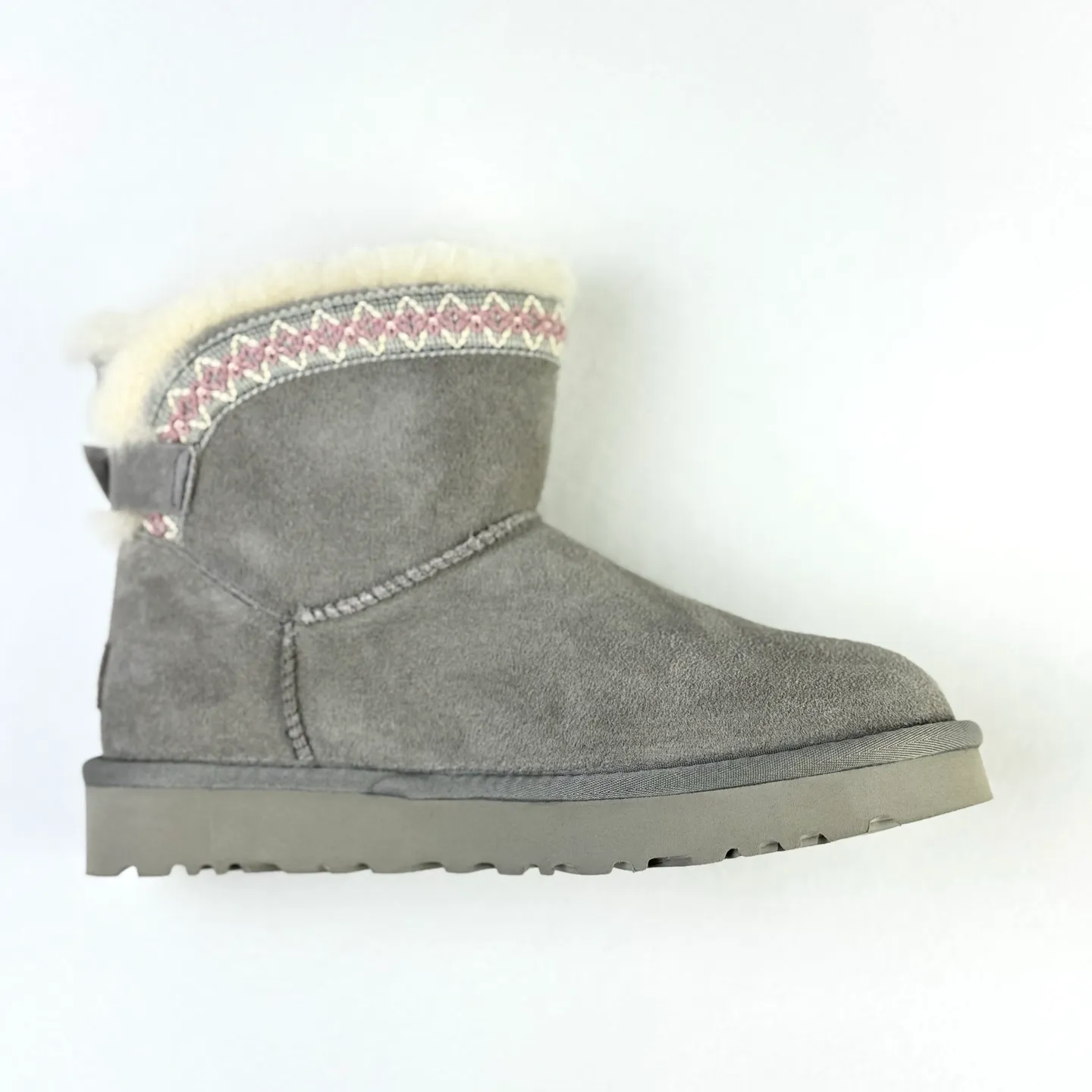 Local 💰560 Guangzhou top version ❗UGG Classic Novelty cow split leather fashionable round toe snow boots women’s style arrived